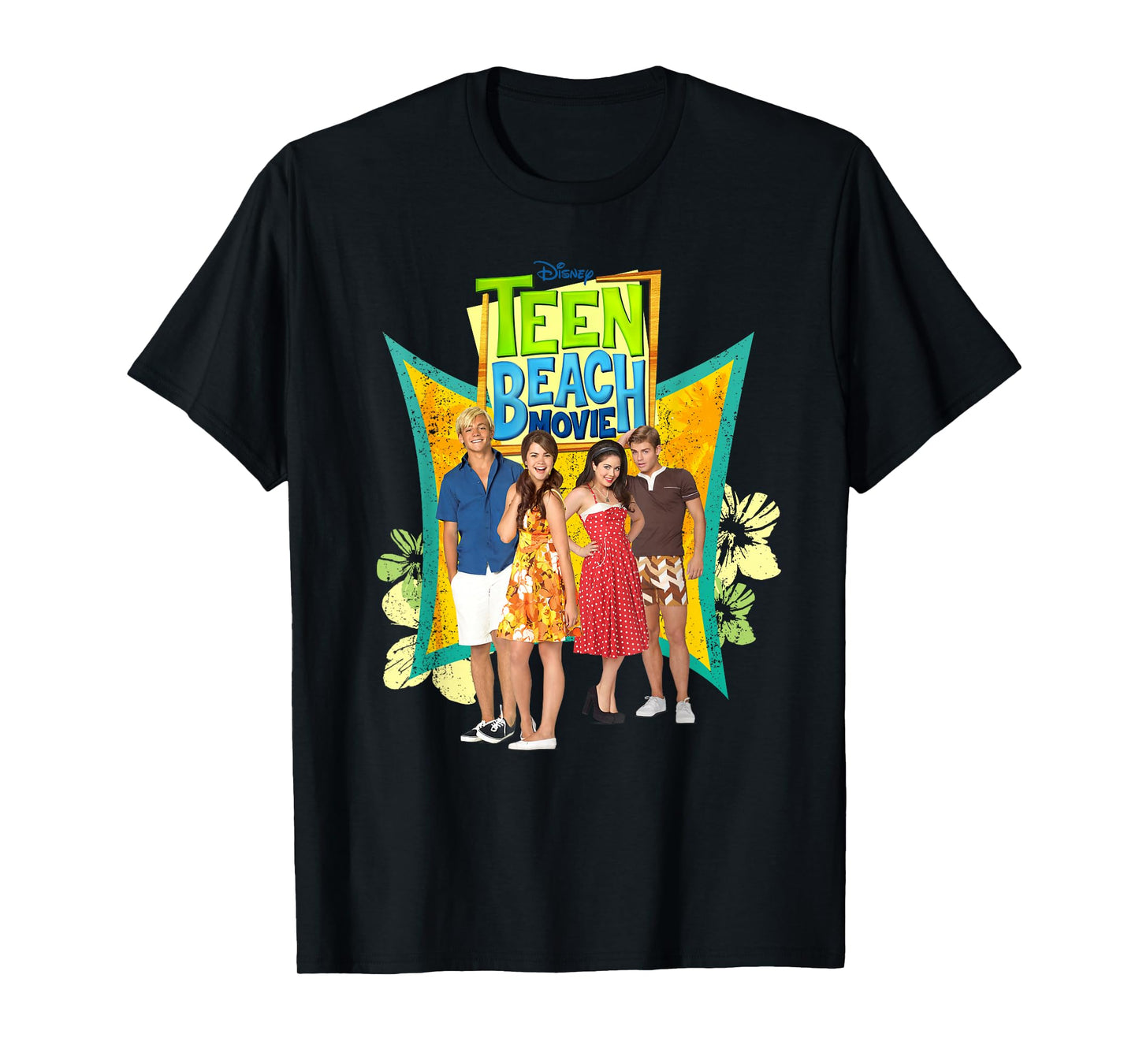 Disney Channel Teen Beach Movie Cast T-Shirt Small