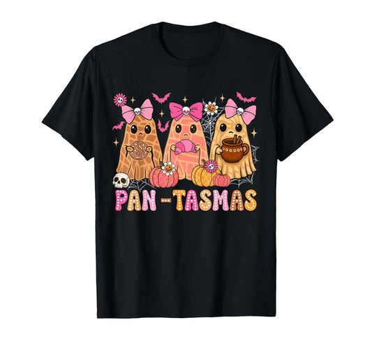 Funny Pantasmas Ghost Pan Dulce Halloween Mexican Conchas T-Shirt