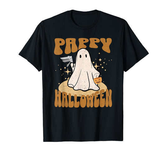 Groovy Funny Boo Ghost Nurses Pappy Halloween OBGYN Speculum T-Shirt