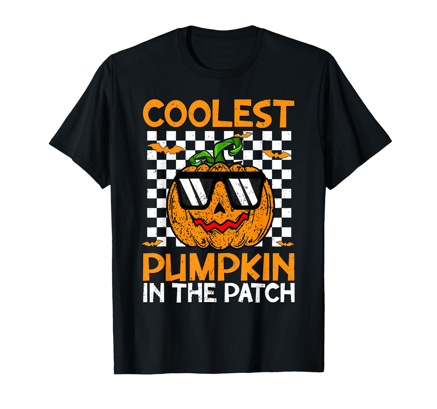 Coolest Pumpkin In The Patch Outfit Halloween Kids T-Shirt