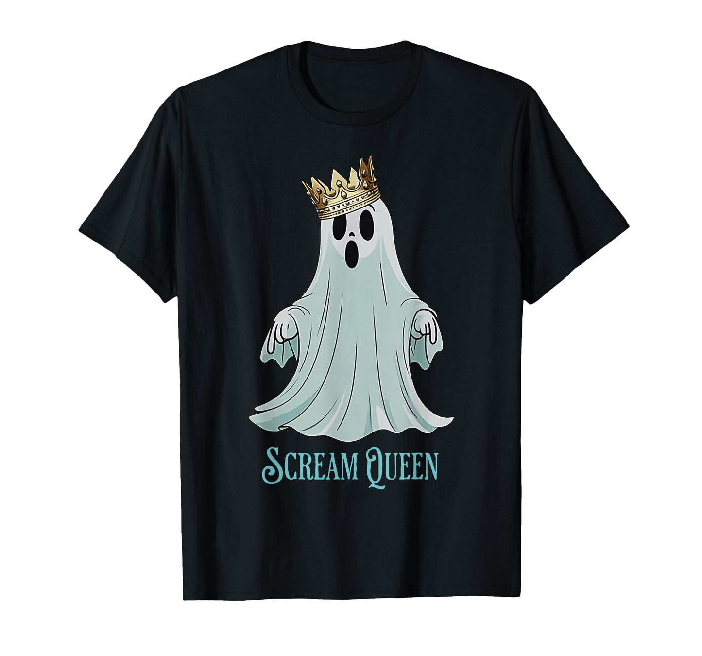Scream Queen Ghost Halloween Tee T-Shirt