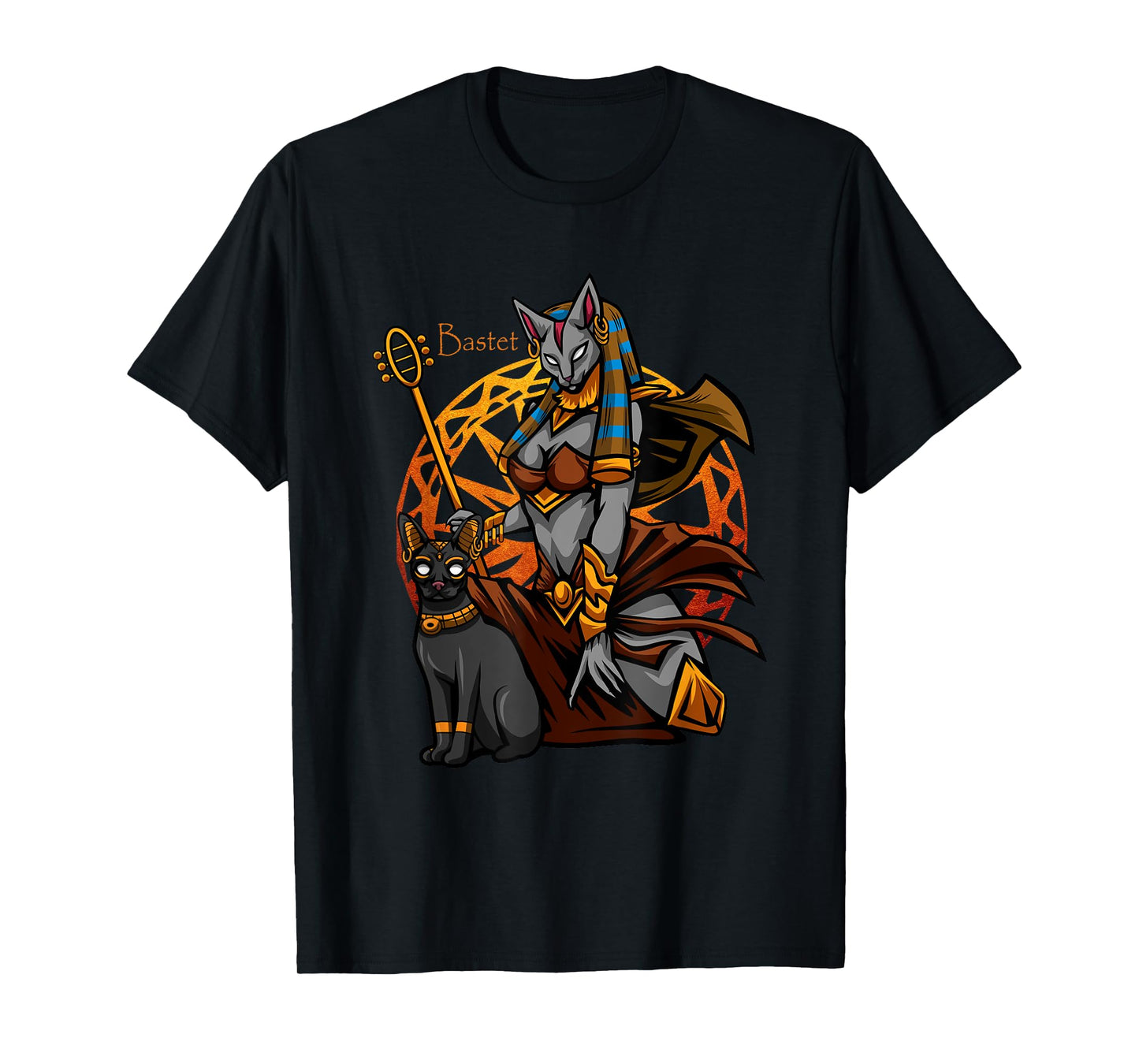 Bastet Egypt Cat Goddess - Ancient Egyptian Mythology Gods T-Shirt