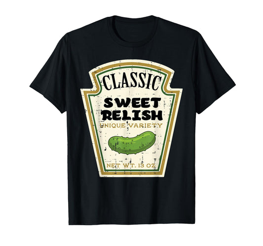 Halloween Pickle Sweet Relish Condiment Costume Men Women T-Shirt