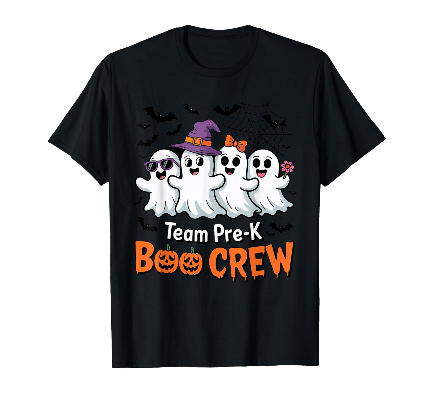 Team Pre-K Boo Crew Halloween Teacher Student Costume T-Shirt