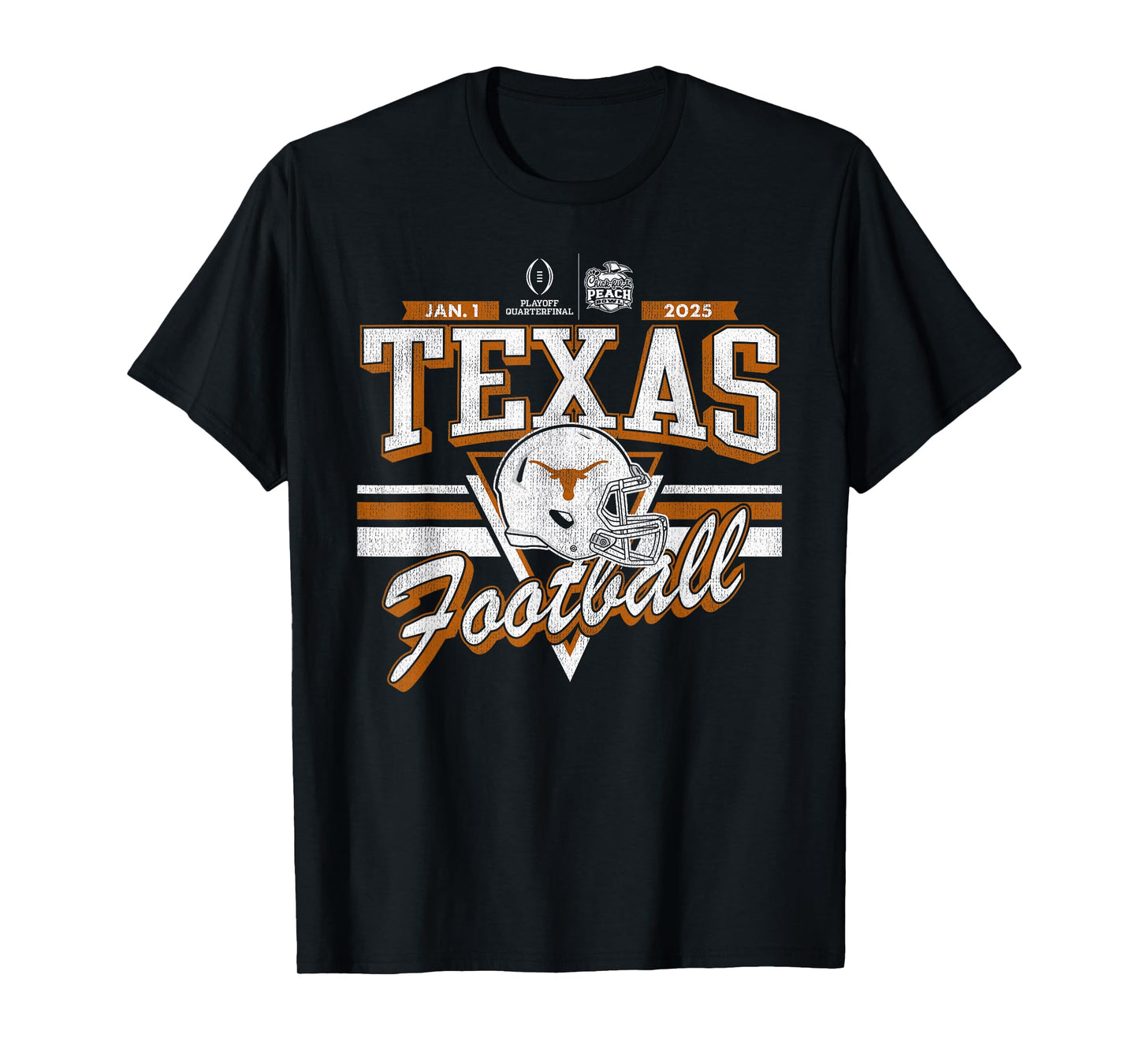 Texas Longhorns Peach Bowl CFP 2024-2025 Vintage T-Shirt