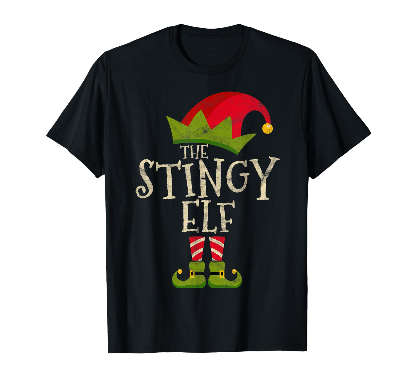 Easy The Stingy Elf Xmas Costume Family Group Gift Christmas T-Shirt