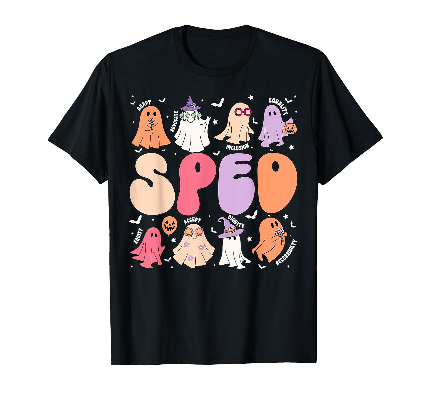 Special Education Teacher Ghosts Halloween SPED Teacher T-Shirt