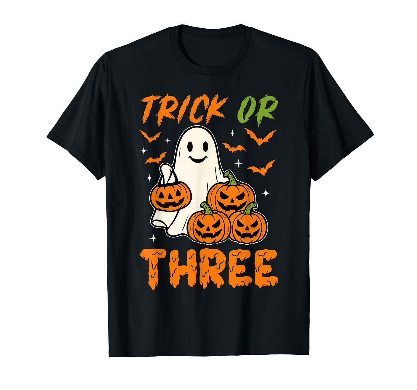 3 Years Old Birthday Ghoul It's My Booday Trick Or Three T-Shirt