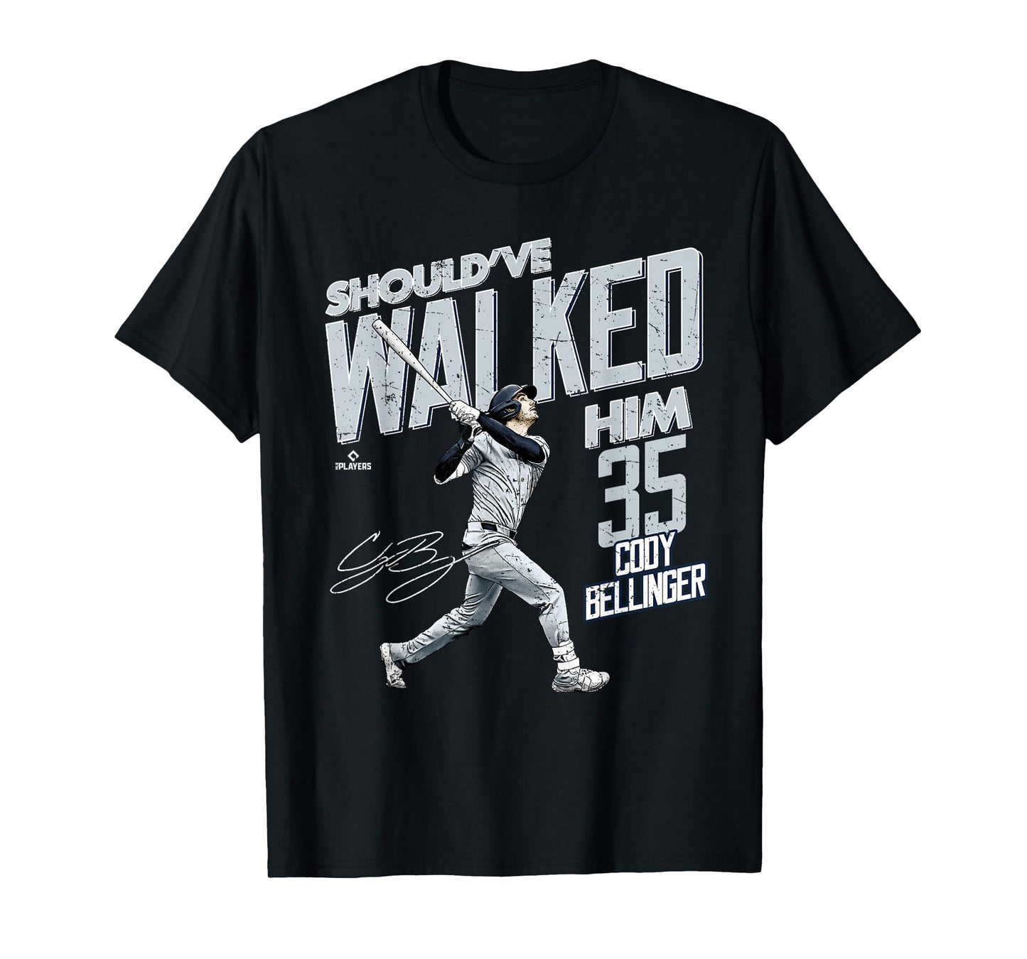 Should've Walked Him Cody Bellinger New York Baseball MLBPA T-Shirt