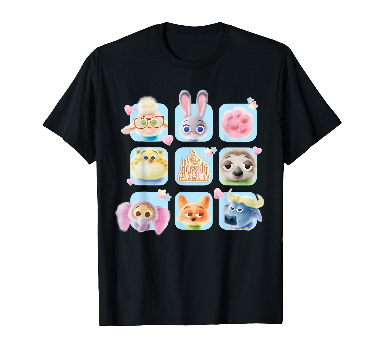Disney Zootopia Cute Cotton Candy Friends T-Shirt