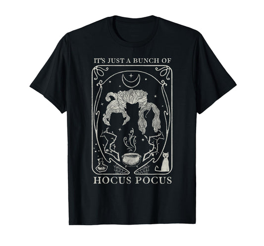 Disney Hocus Pocus Just A Bunch of Hocus Pocus Tarot Card T-Shirt Small