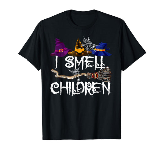 I Smells Children Funny Witches Halloween Party Costume T-Shirt
