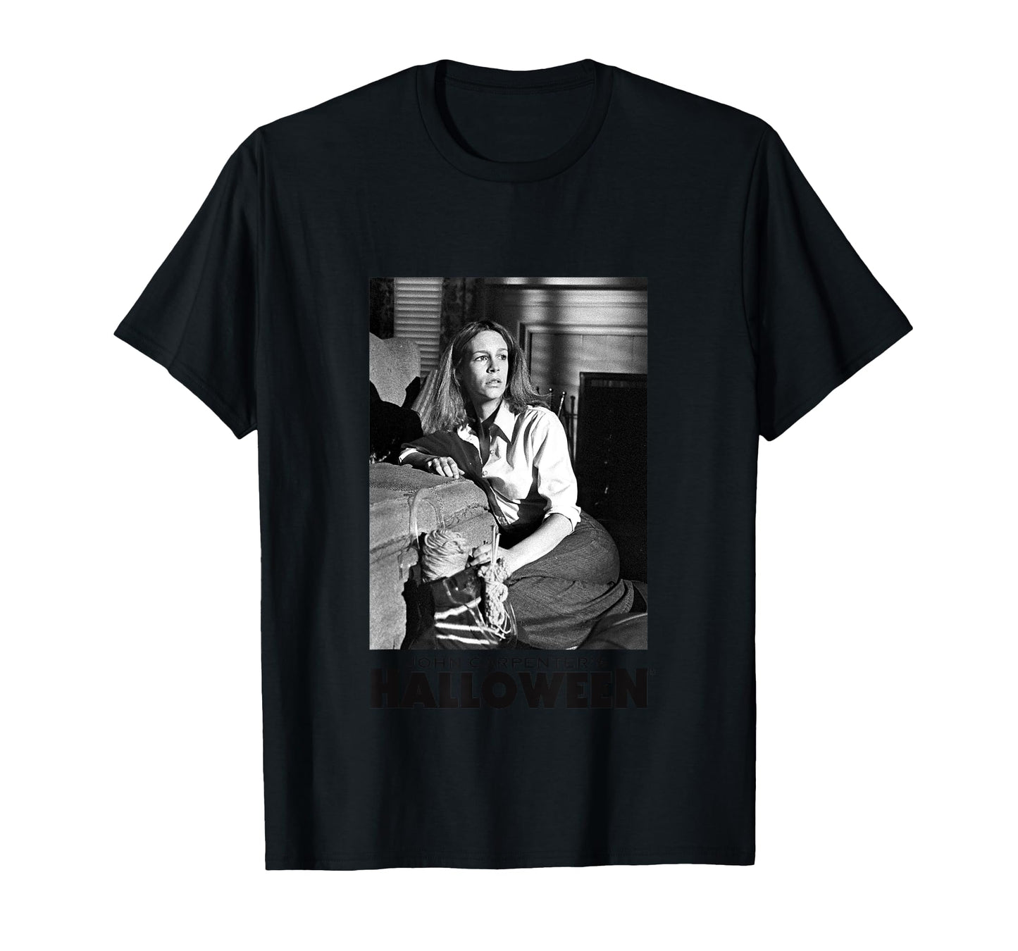 Halloween Laurie Strode Hiding From Michael T-Shirt