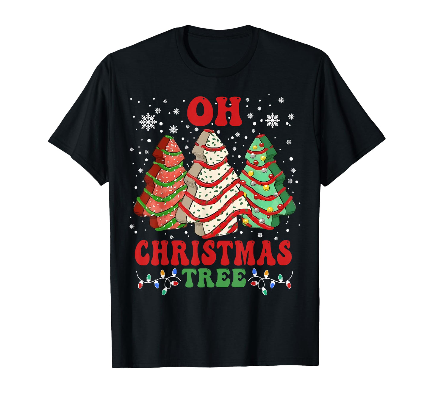 Oh Christmas Tree Cakes Debbie Funny Christmas T-Shirt