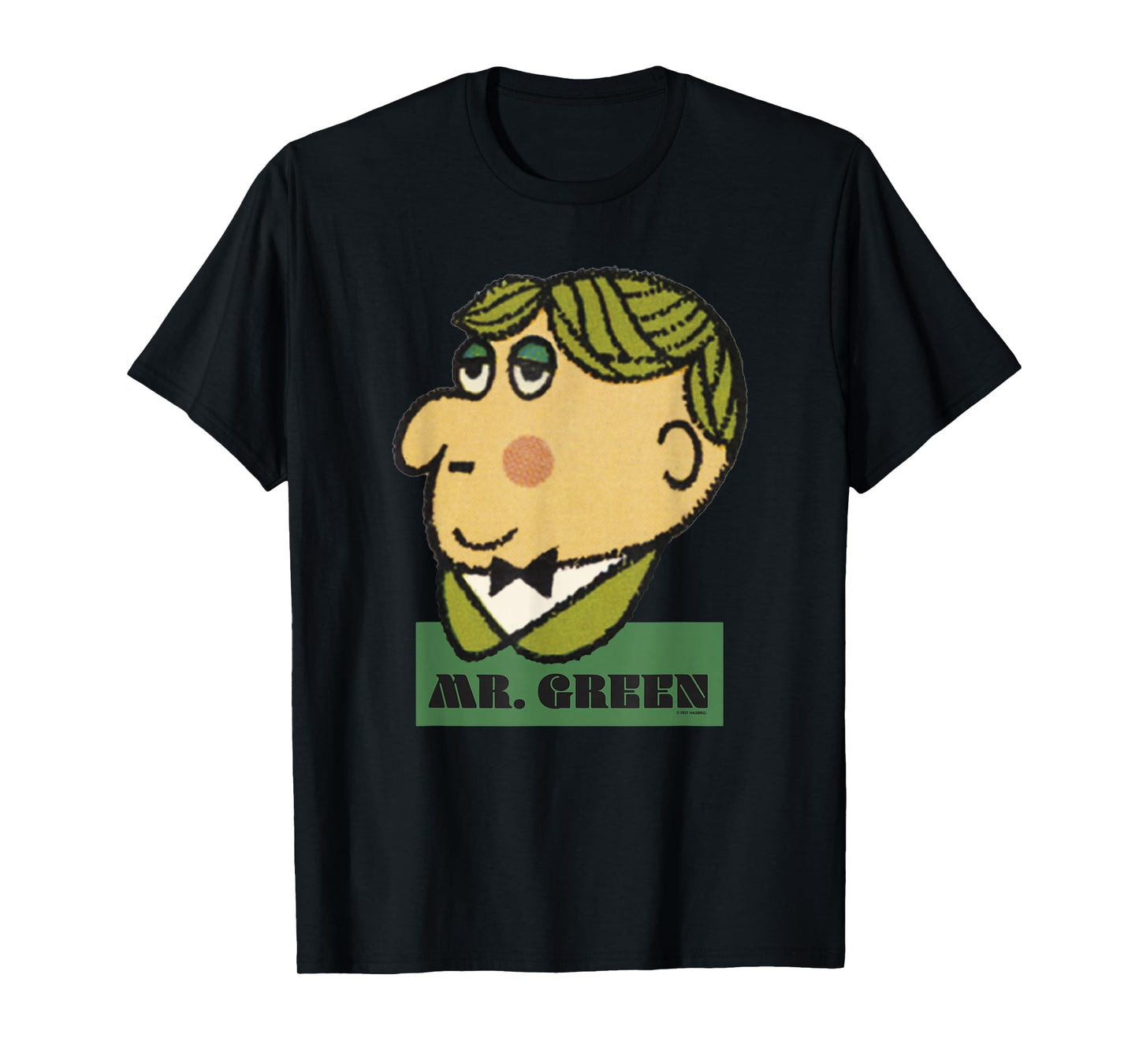 Clue Halloween Mr. Green Big Face T-Shirt