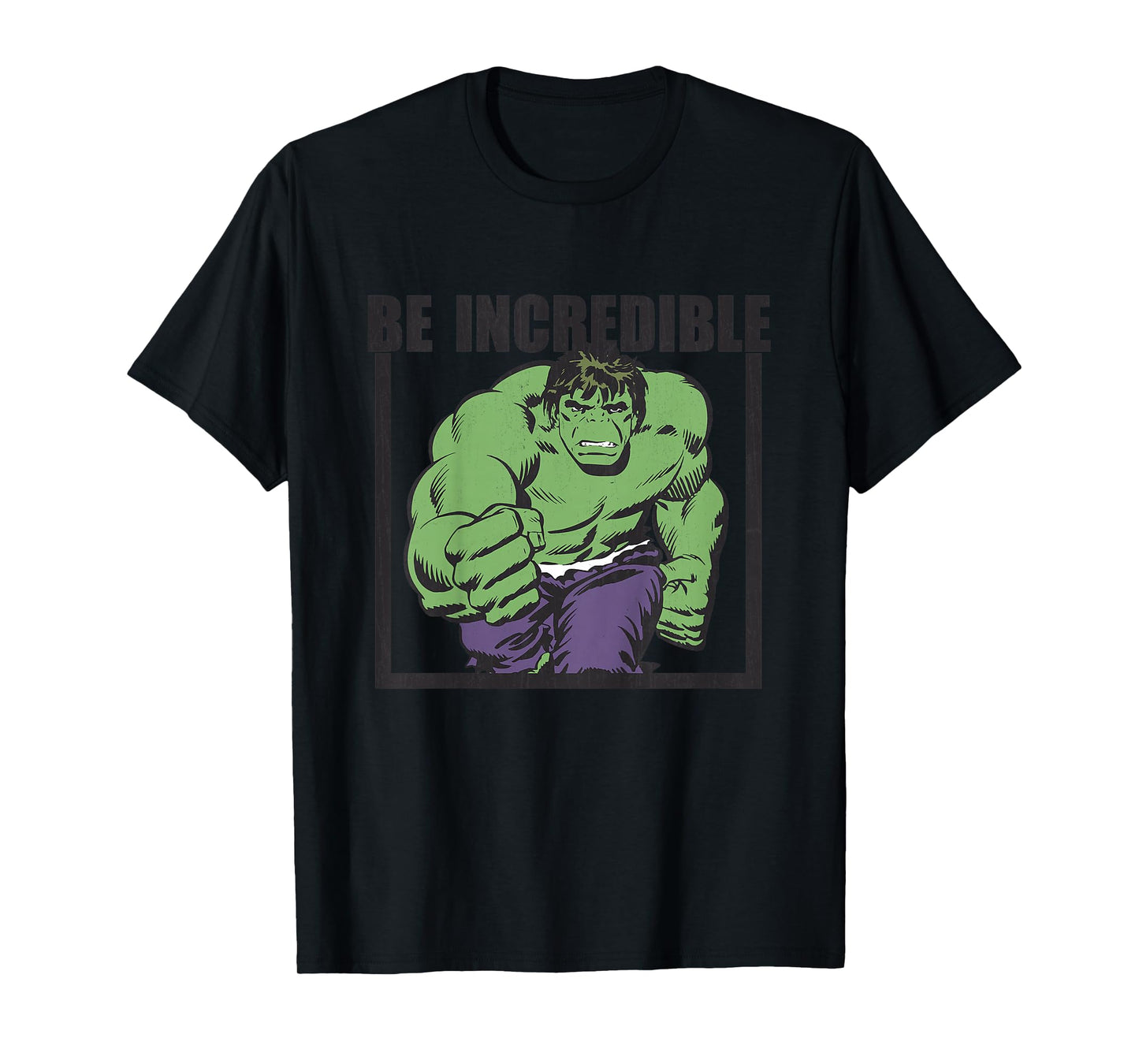 Kids Marvel Hulk Be Incredible Vintage Kids Graphic T-Shirt T-Shirt
