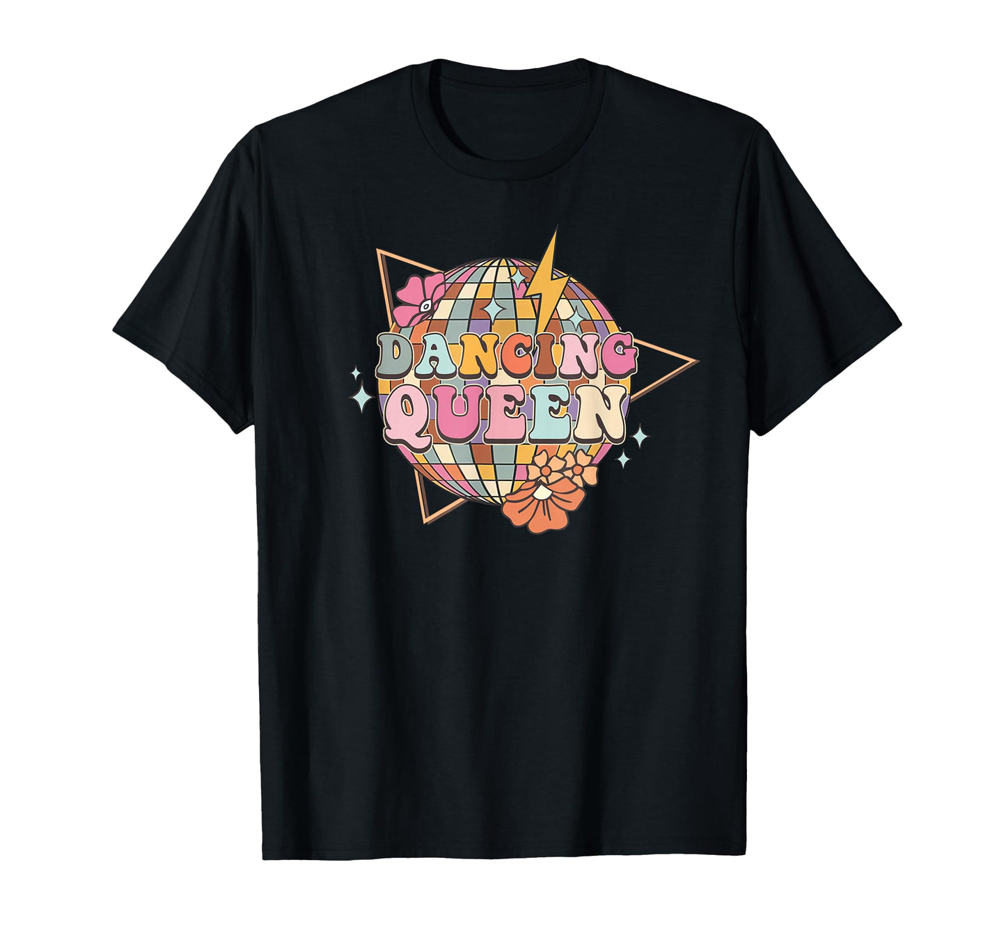 Disco Queen Dance Mom Dancing Queen Vintage Dancing 70s T-Shirt