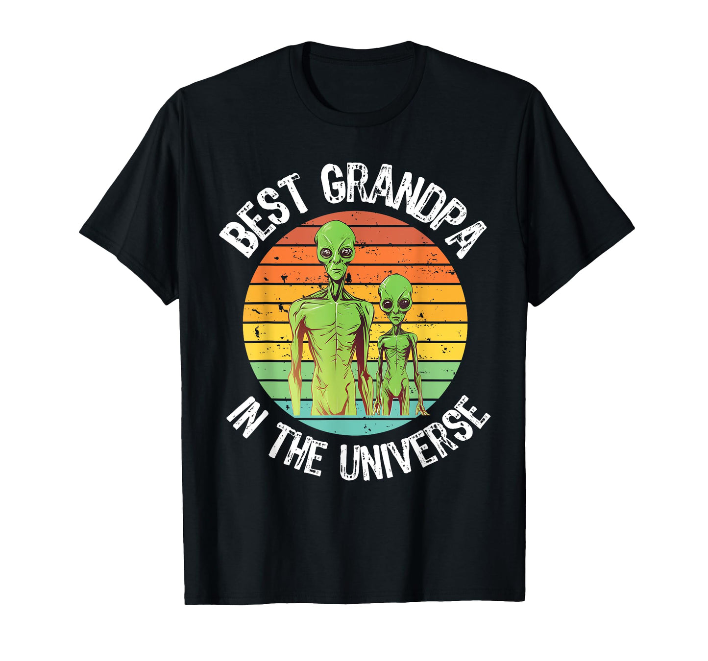 Best Grandpa Alien Grandson and Grandpa UFO Conspiracy T-Shirt