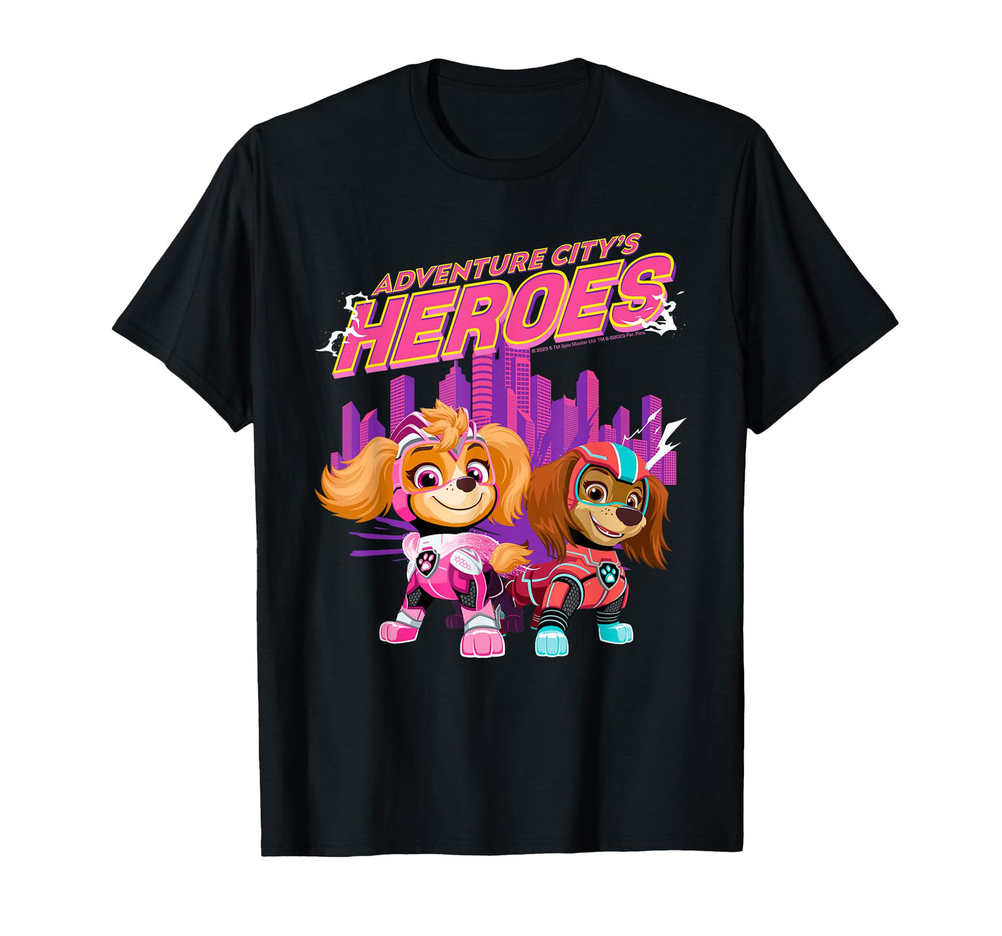 PAW Patrol: The Mighty Movie Adventure City's Heroes T-Shirt