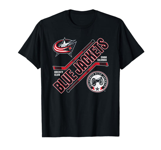 Columbus Blue Jackets Force Navy Officially Licensed T-Shirt