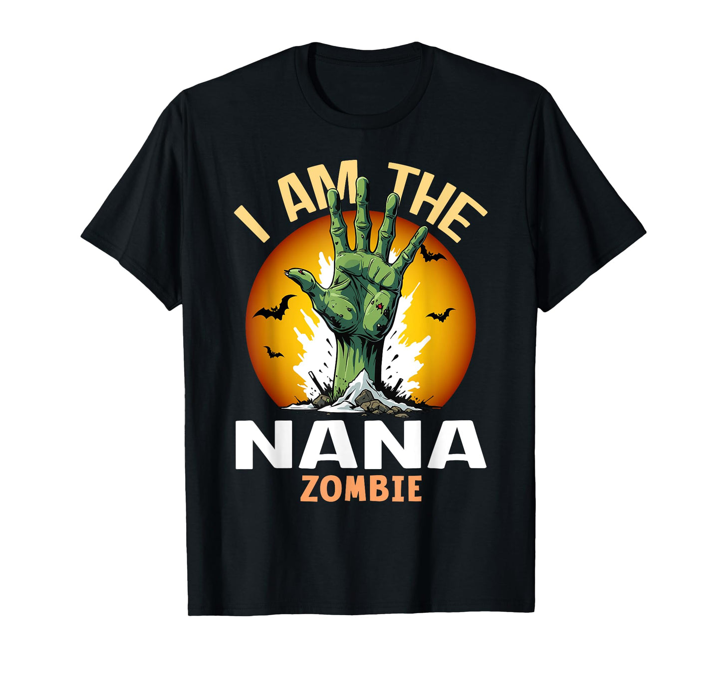 Halloween Matching Nana Zombie Costume T-Shirt