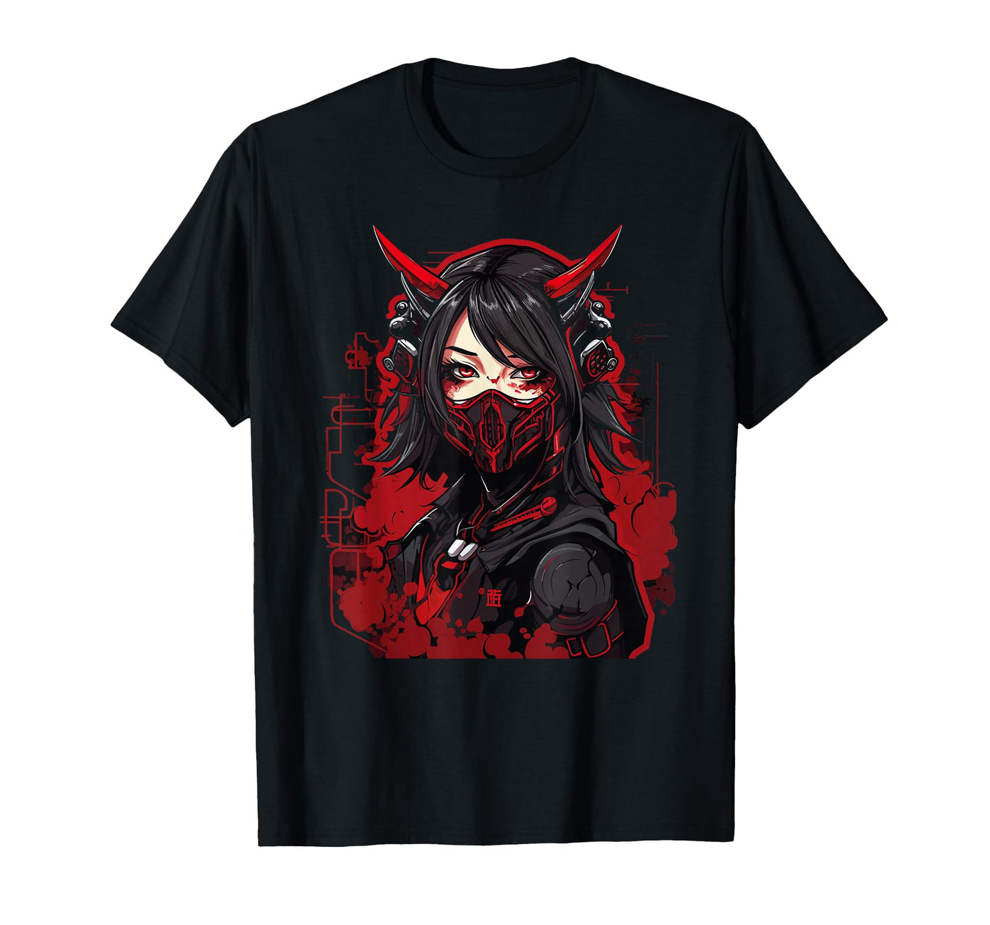 Anime Girl Gothic Waifu Japanese Aesthetic Kawaii Otaku T-Shirt