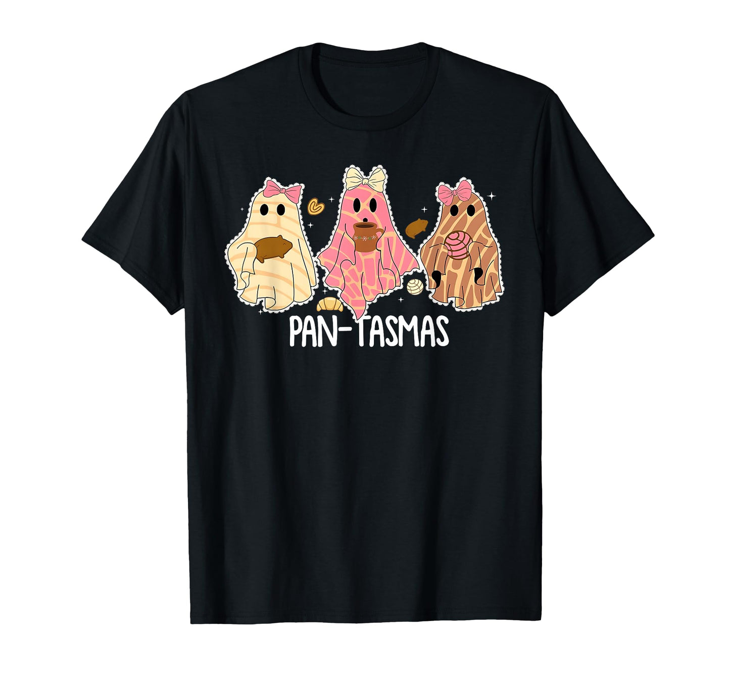 Pantasmas Conchas Ghost Halloween Mexican Girl Women Kids T-Shirt