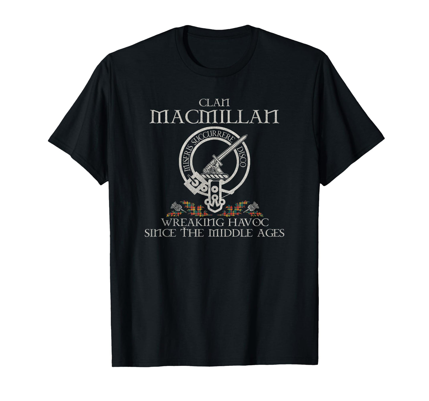 Clan MacMillan Crest, Surname, Scottish Heritage Vintage T-Shirt