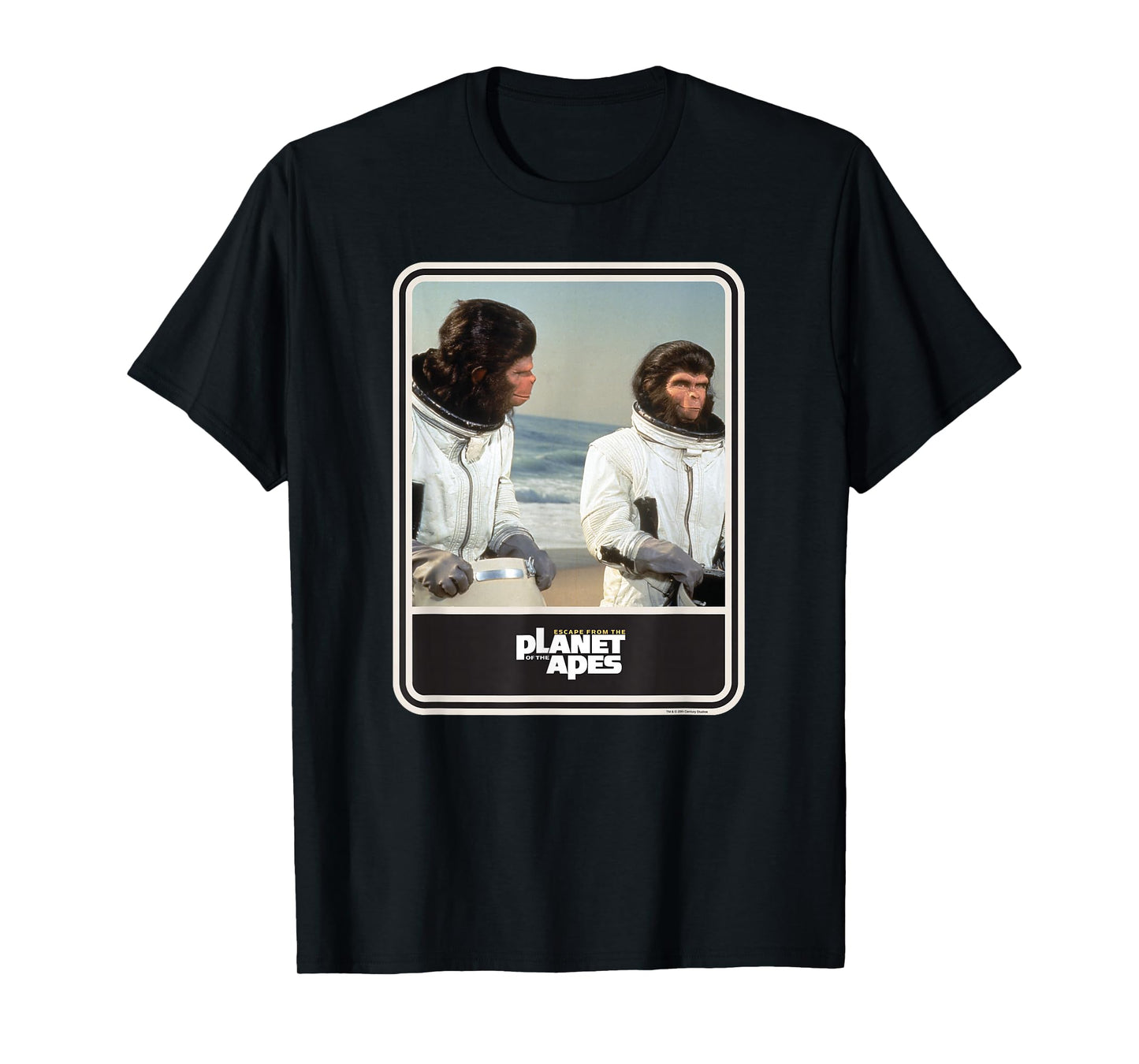 Escape from The Planet of The Apes 1971 Cornelius and Zira T-Shirt