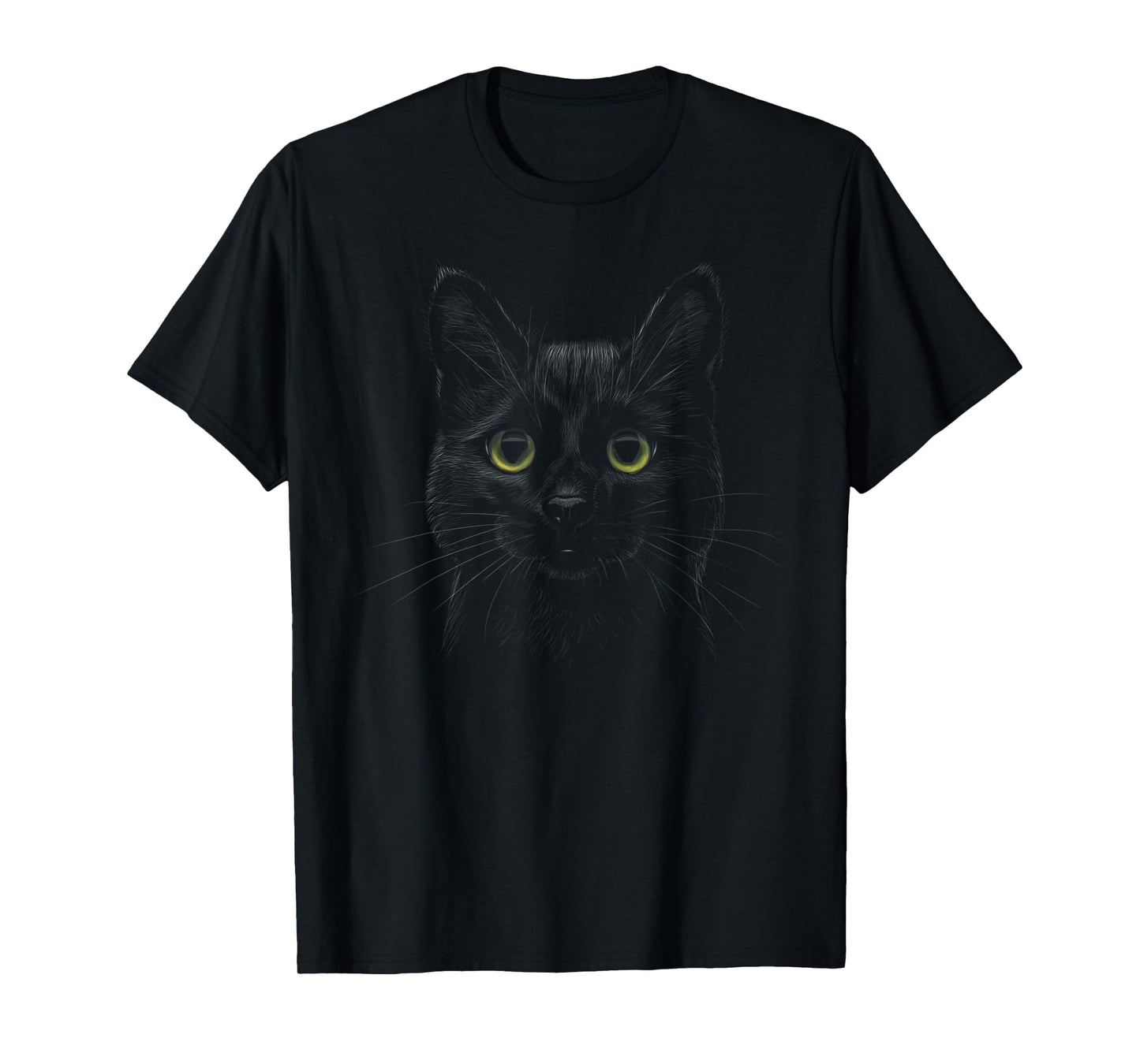Cute Kitty Black cat Art Gift for Lovers Cats Owner Animals T-Shirt