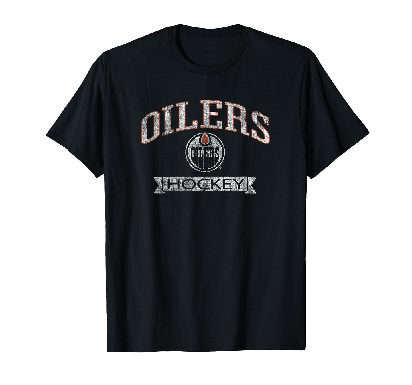 Edmonton Oilers Vintage Hockey Royal Officially Licensed T-Shirt
