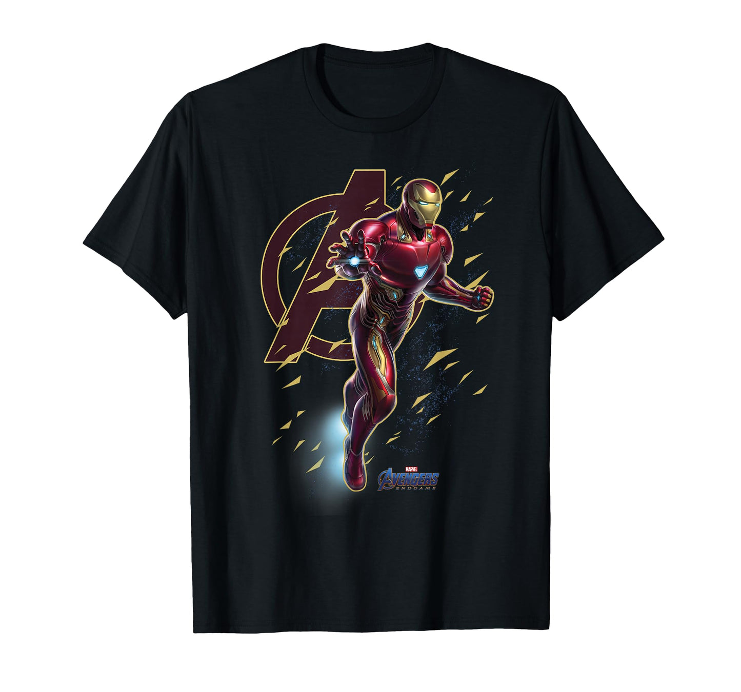 Marvel Avengers Endgame Iron Man Action Pose Graphic T-Shirt