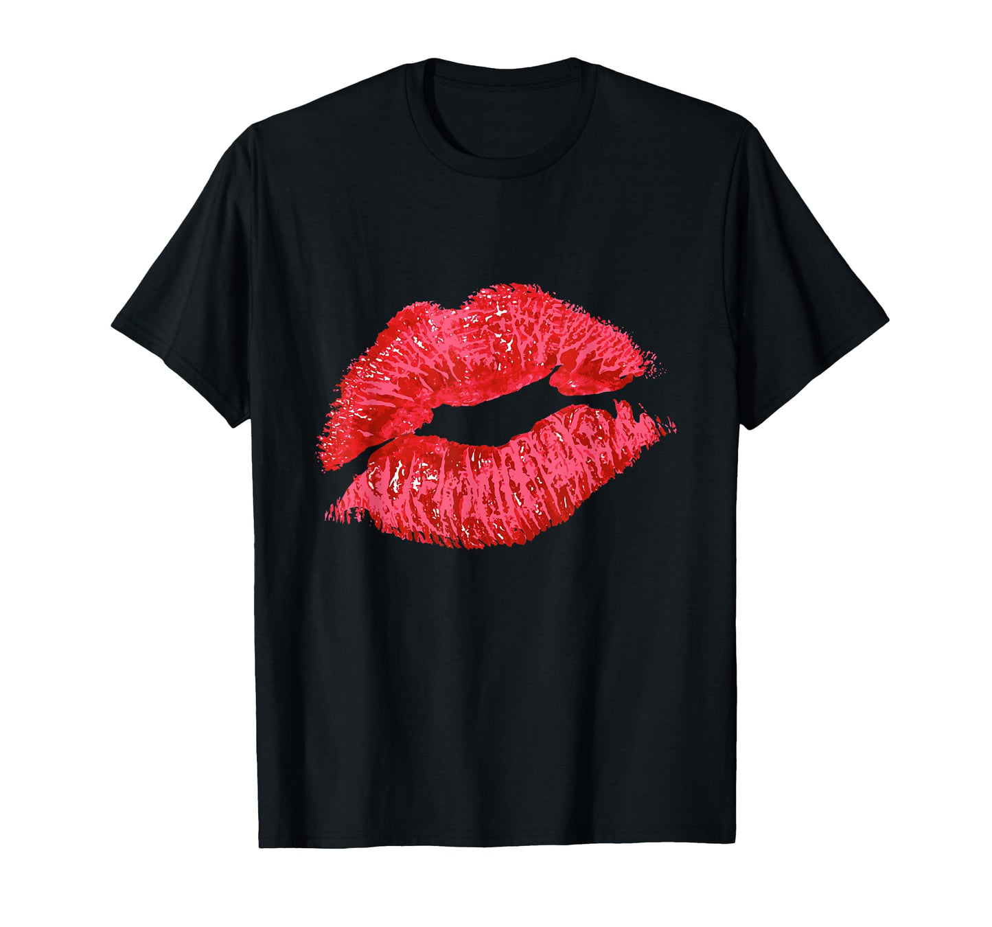 Sexy Lips Red Lipstick Kiss T-Shirt T-Shirt