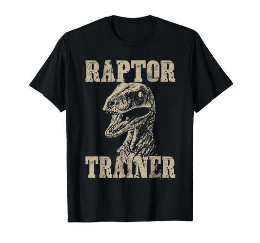 Raptor Trainer Funny Dinosaur Lover Halloween Costume T-Shirt