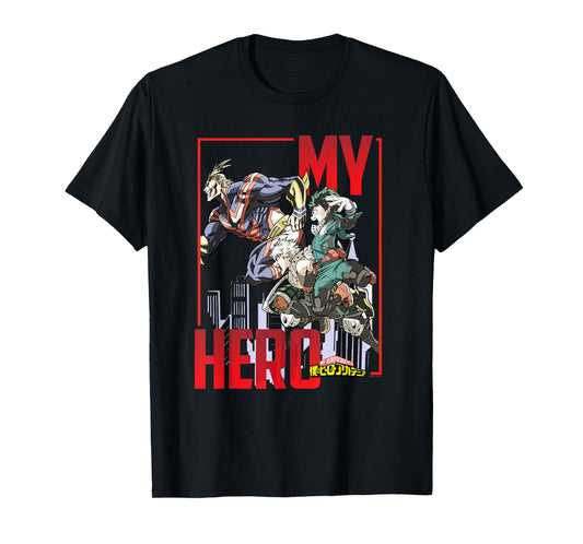 My Hero Academia All Might Deku and Bakugo Anime T-Shirt