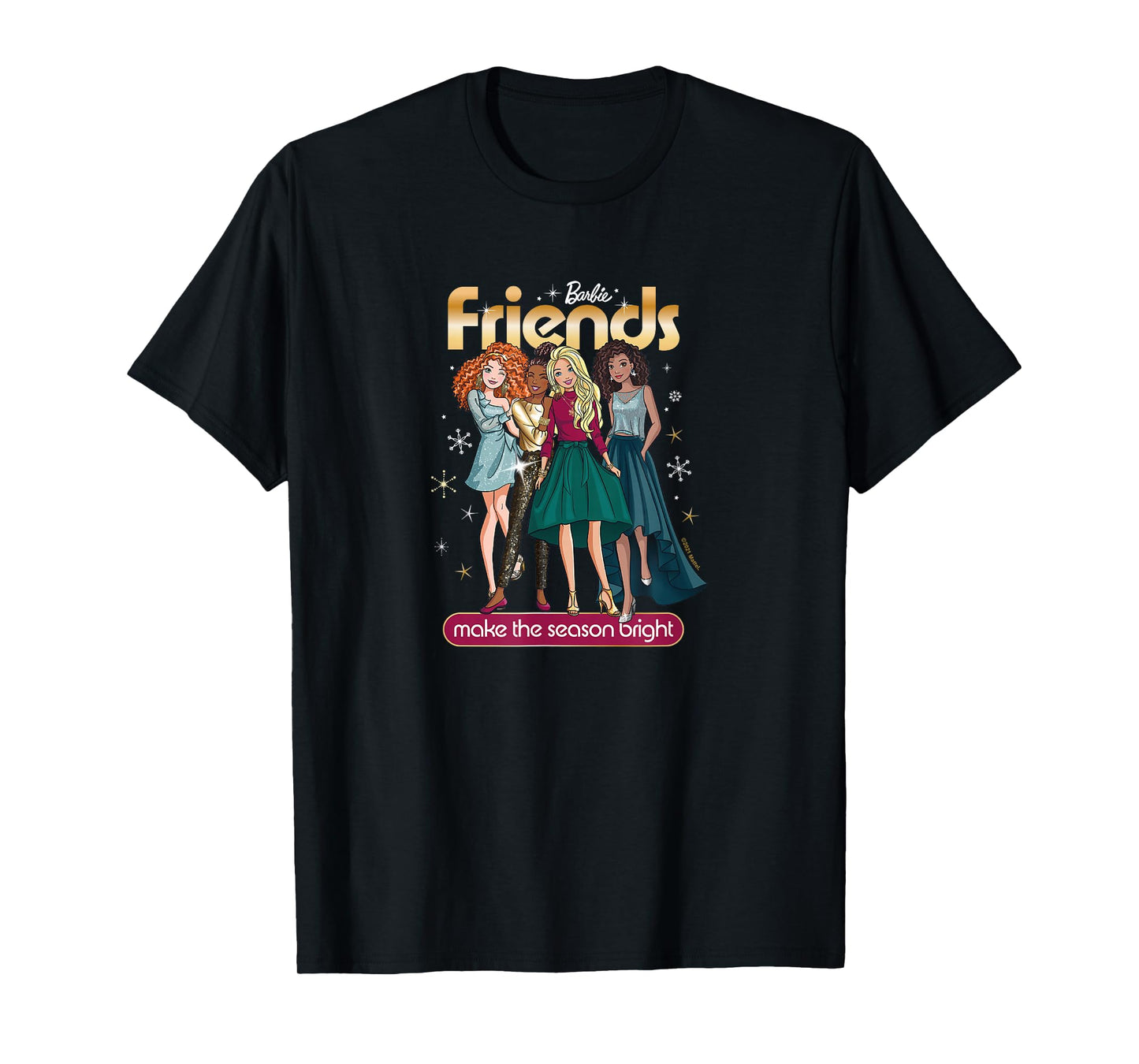 Barbie - Christmas - Friends Season Bright T-Shirt