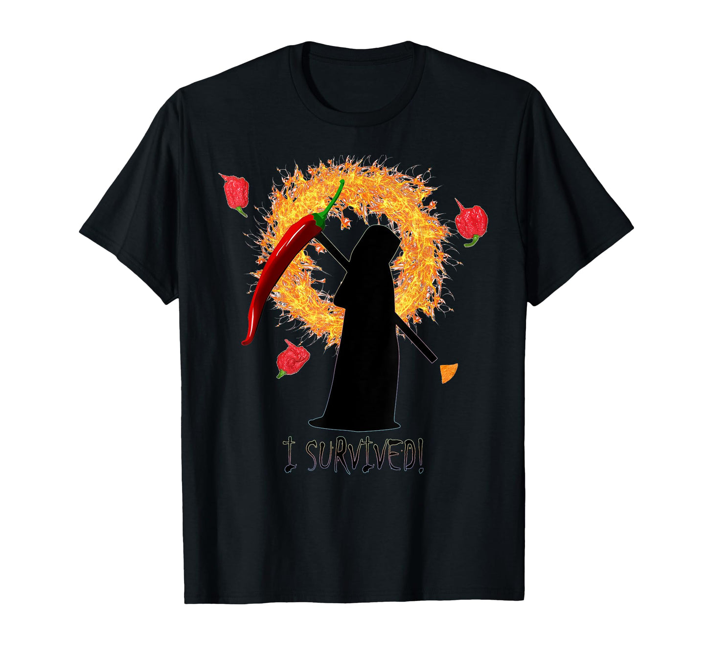 Reaper Paqui Challenge I Survived Tee T-Shirt