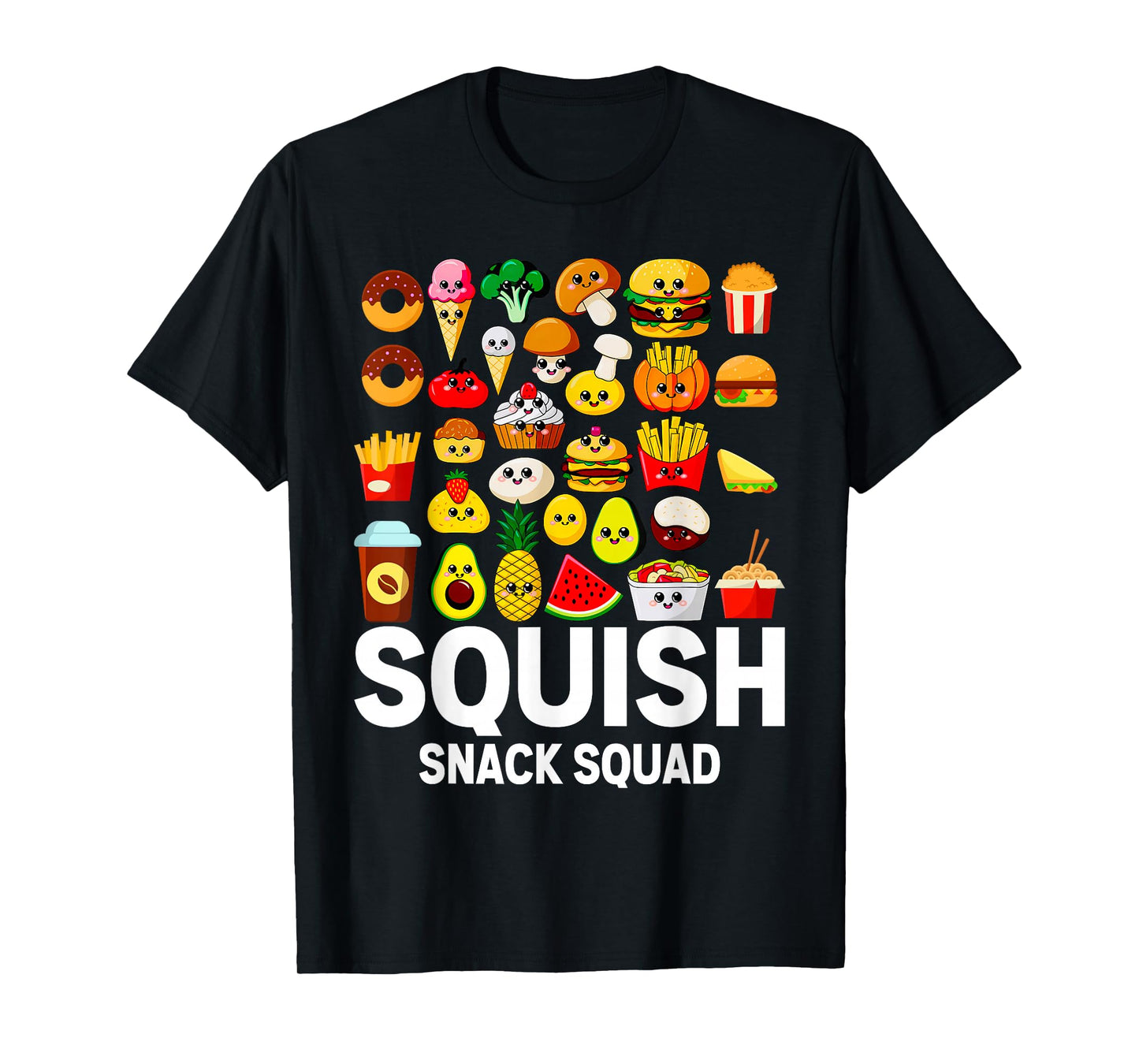 Squish Snack Squad! Stuffed Animal Plush Mallow! Squish Food T-Shirt