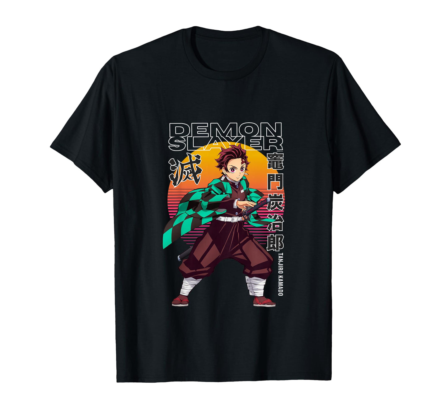 Kids Demon Slayer: Kimetsu no Yaiba Tanjiro Sunset Slash T-Shirt