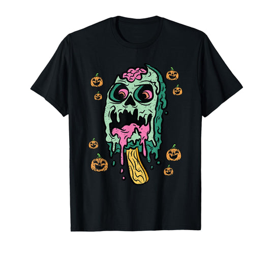 Zombie Ice Cream Hallowen Costume Sweet Food Men Women Kids T-Shirt