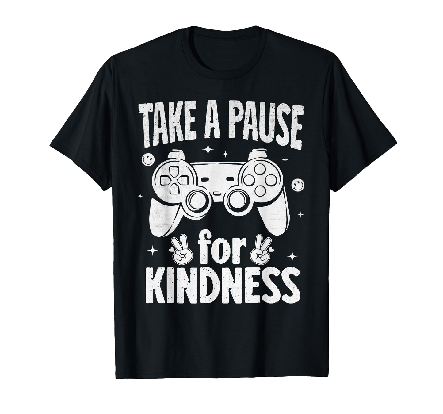 Unity Day Pause For Kindness Boys Gaming Be Kind Kids Gamer T-Shirt