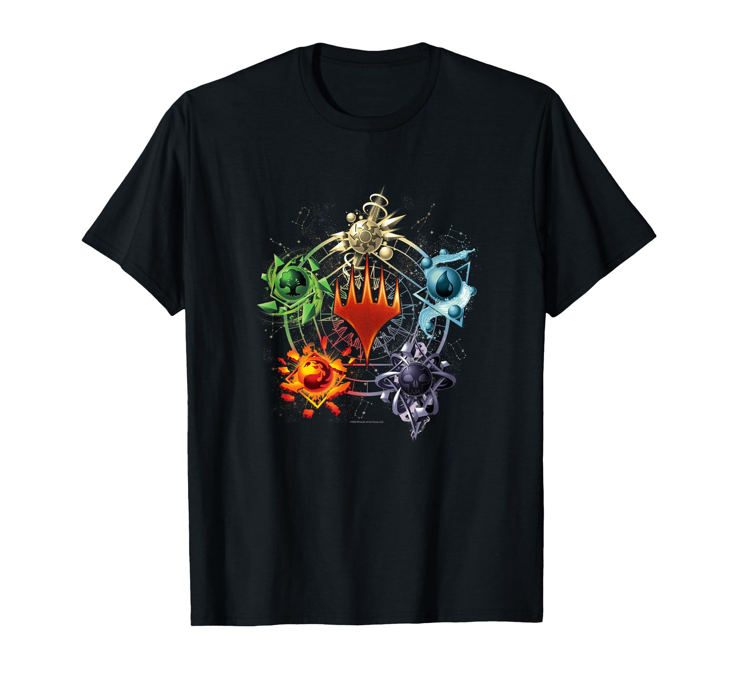 Magic: The Gathering Mana Symbols Epic Poster T-Shirt
