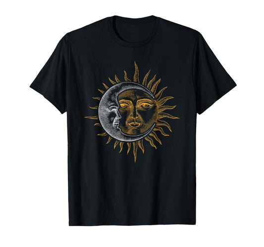 Moon And Sun Astronaut T-Shirt