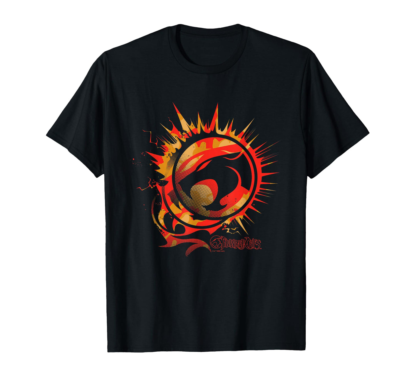 Thundercats Thundercats Logo on Fire T-Shirt