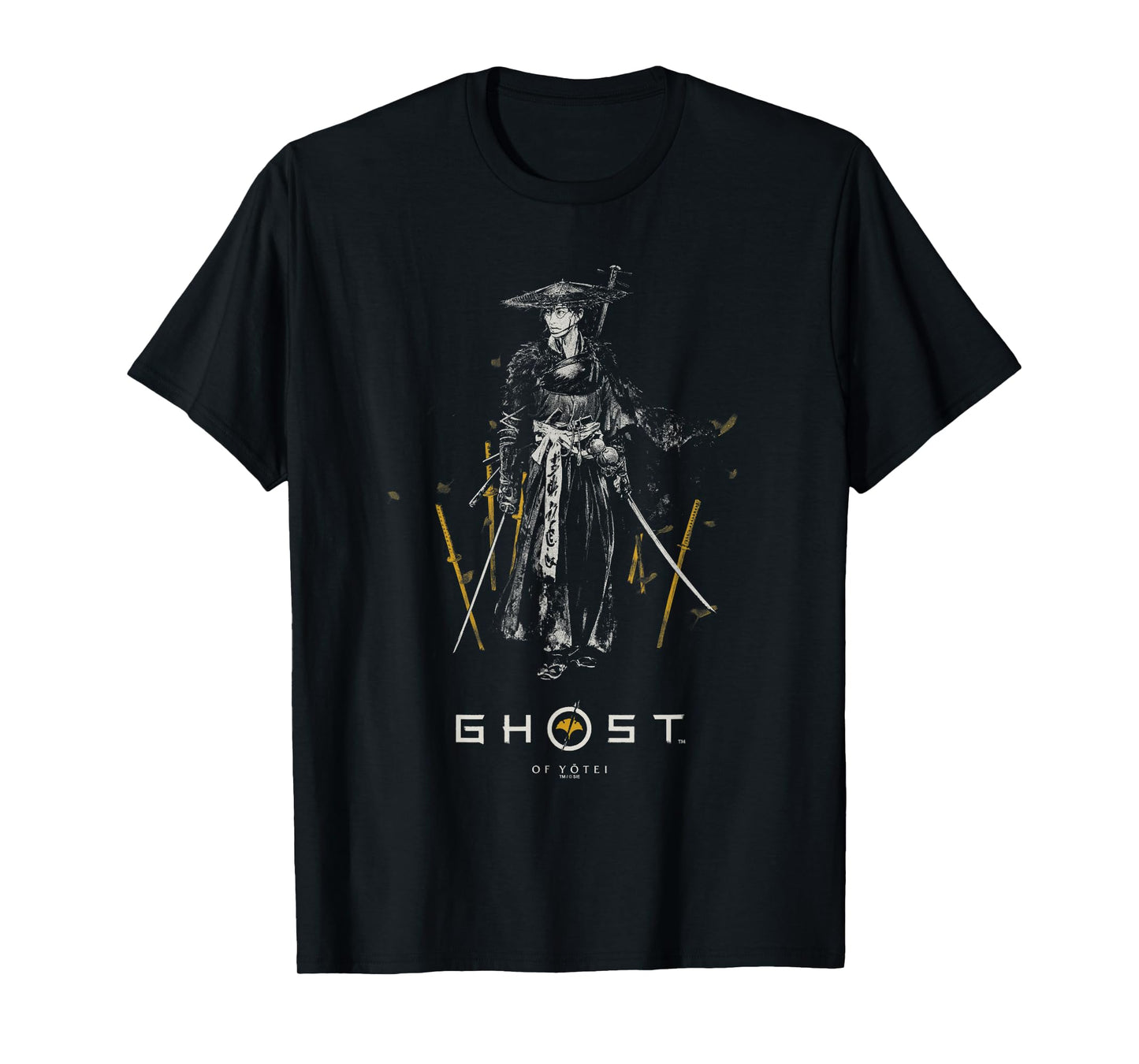 Ghost of Yotei Atsu Collage with Kanji Video Game T-Shirt