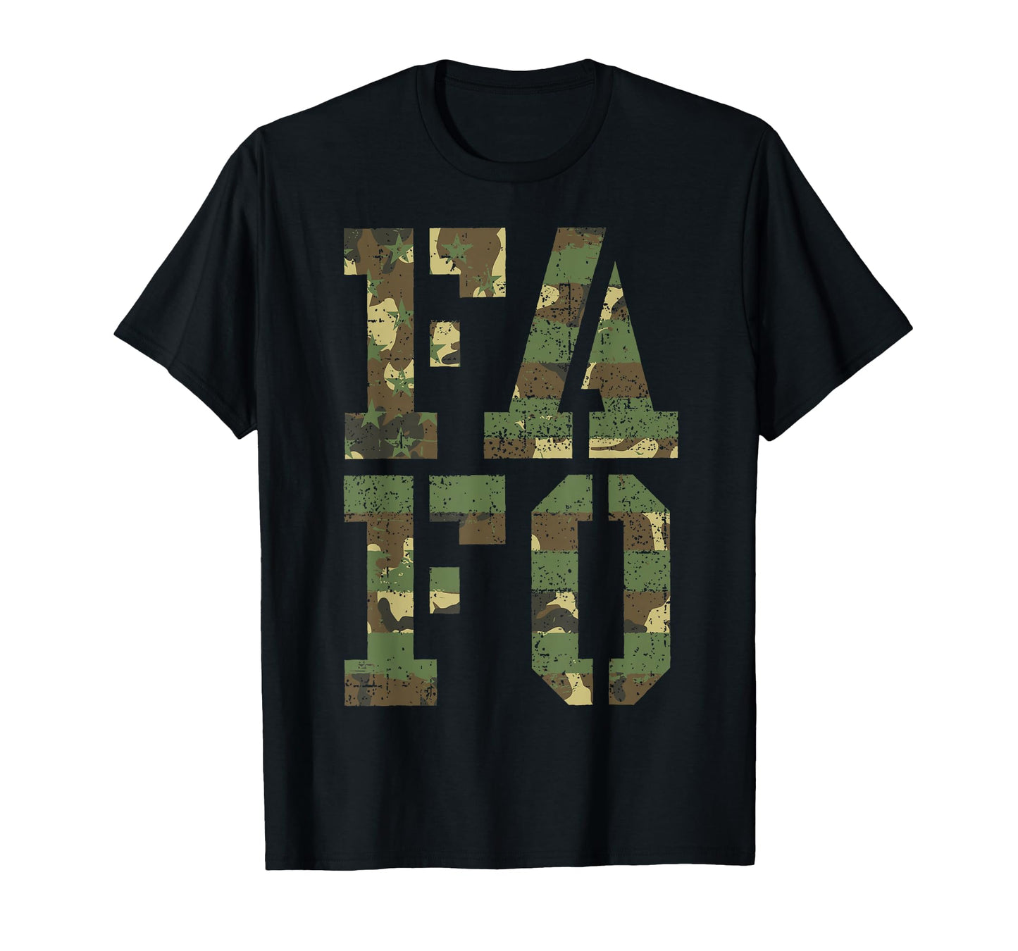 FAFO Vertical US Flag Camo T-Shirt