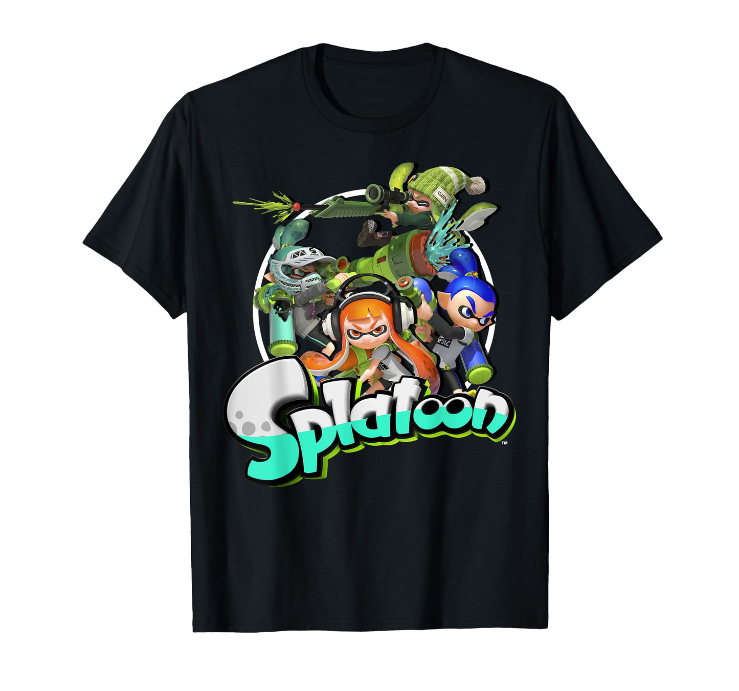 Nintendo Splatoon Inkling Squid Kids Logo Graphic T-Shirt T-Shirt