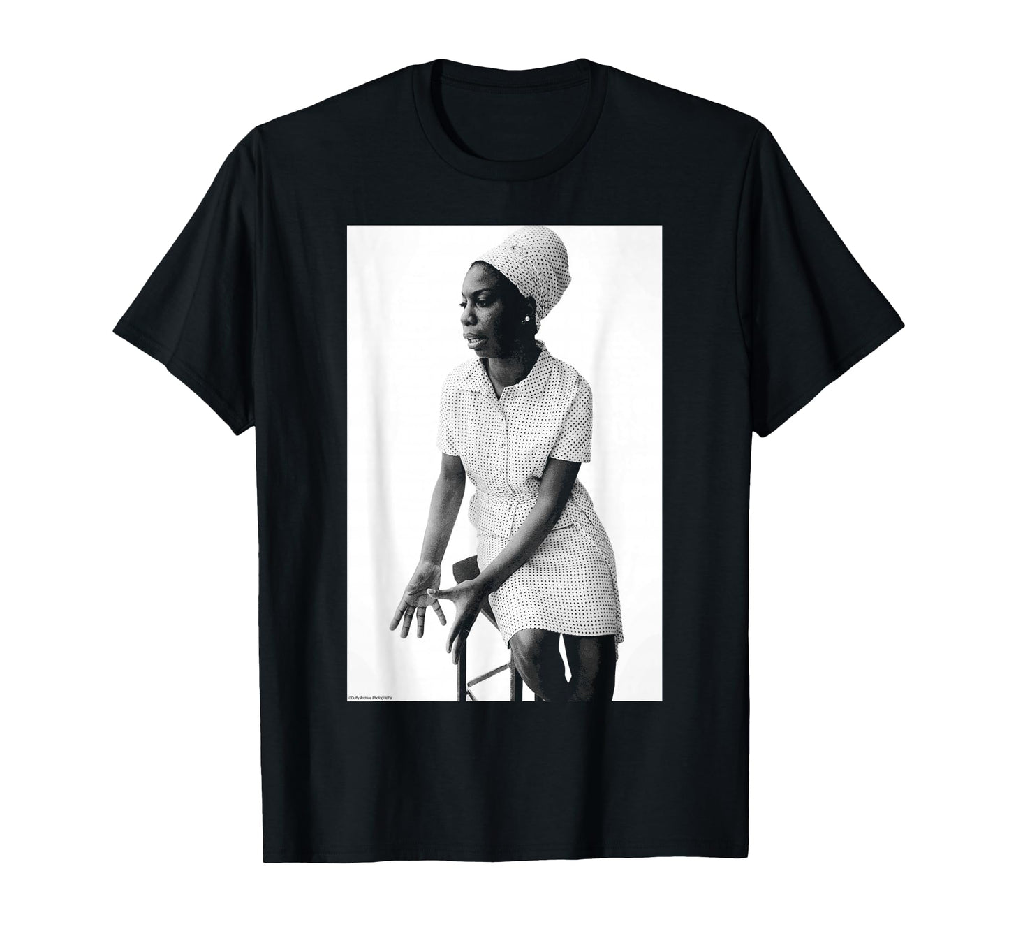 Jazz Gospel Singer Nina Simone Duffy Archive Photography T-Shirt