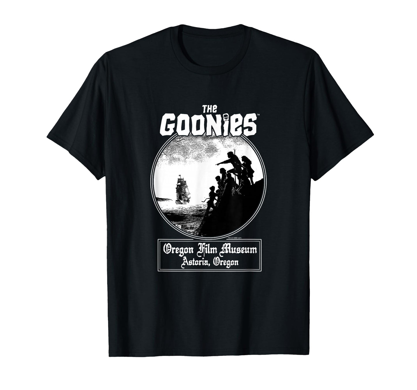 The Goonies Oregon Film Museum Astoria, Oregon Movie T-Shirt