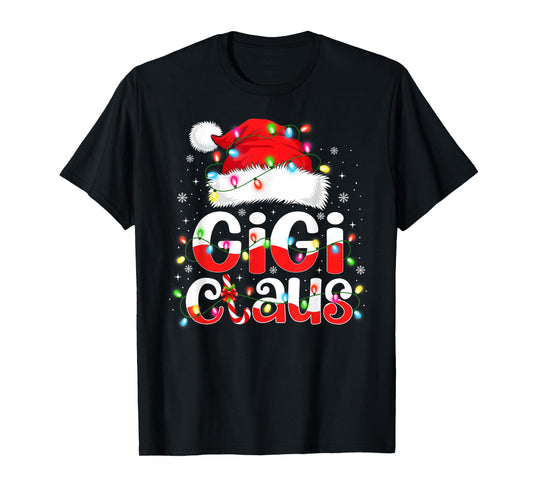 Gigi Claus Matching Family Christmas Funny Xmas Pajamas T-Shirt